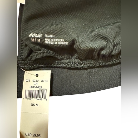 Aerie Triangle Back Tie Bikini Swim Top M - Picture 6 of 6